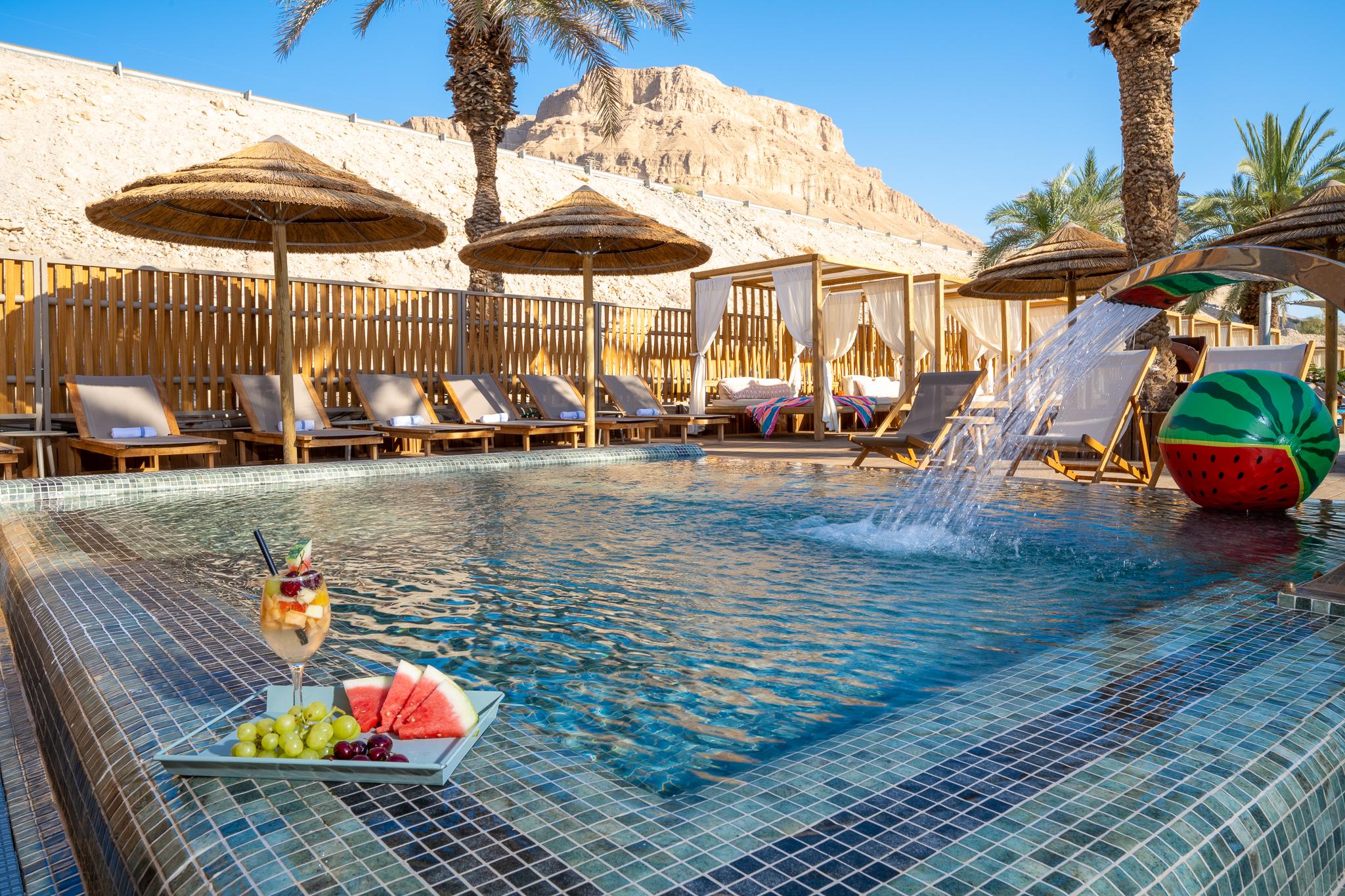 Oasis Spa Club Dead Sea Hotel - 18 Years Plus Ein Bokek Eksteriør bilde