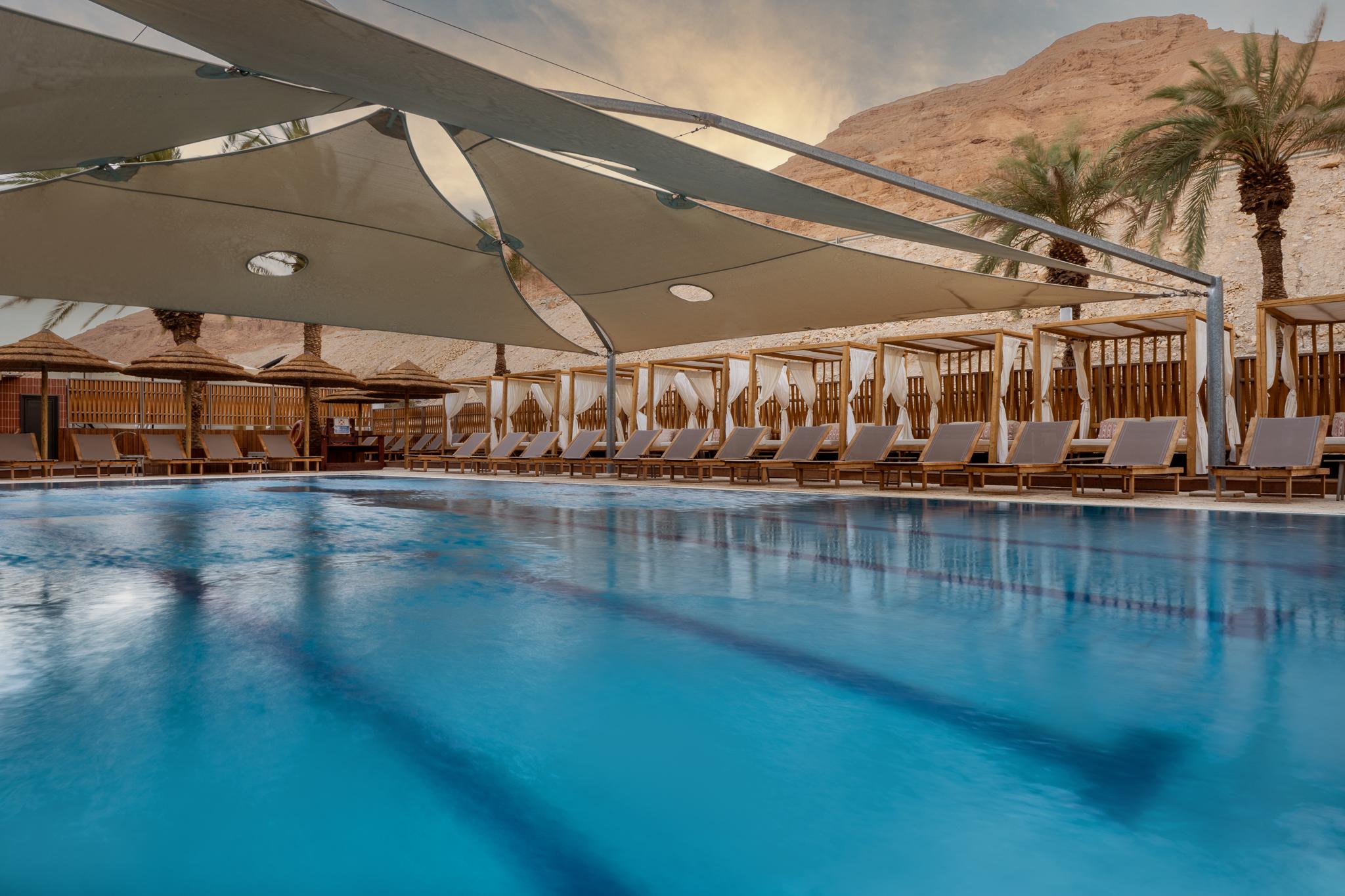 Oasis Spa Club Dead Sea Hotel - 18 Years Plus Ein Bokek Eksteriør bilde